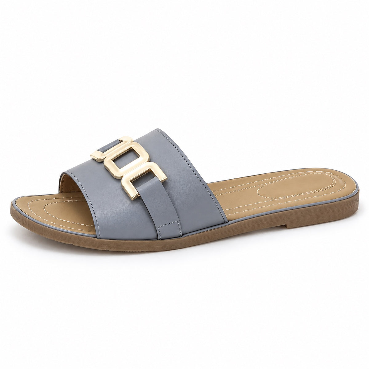 Farmer – Unisex Wide Toe Box Sandals in Gray