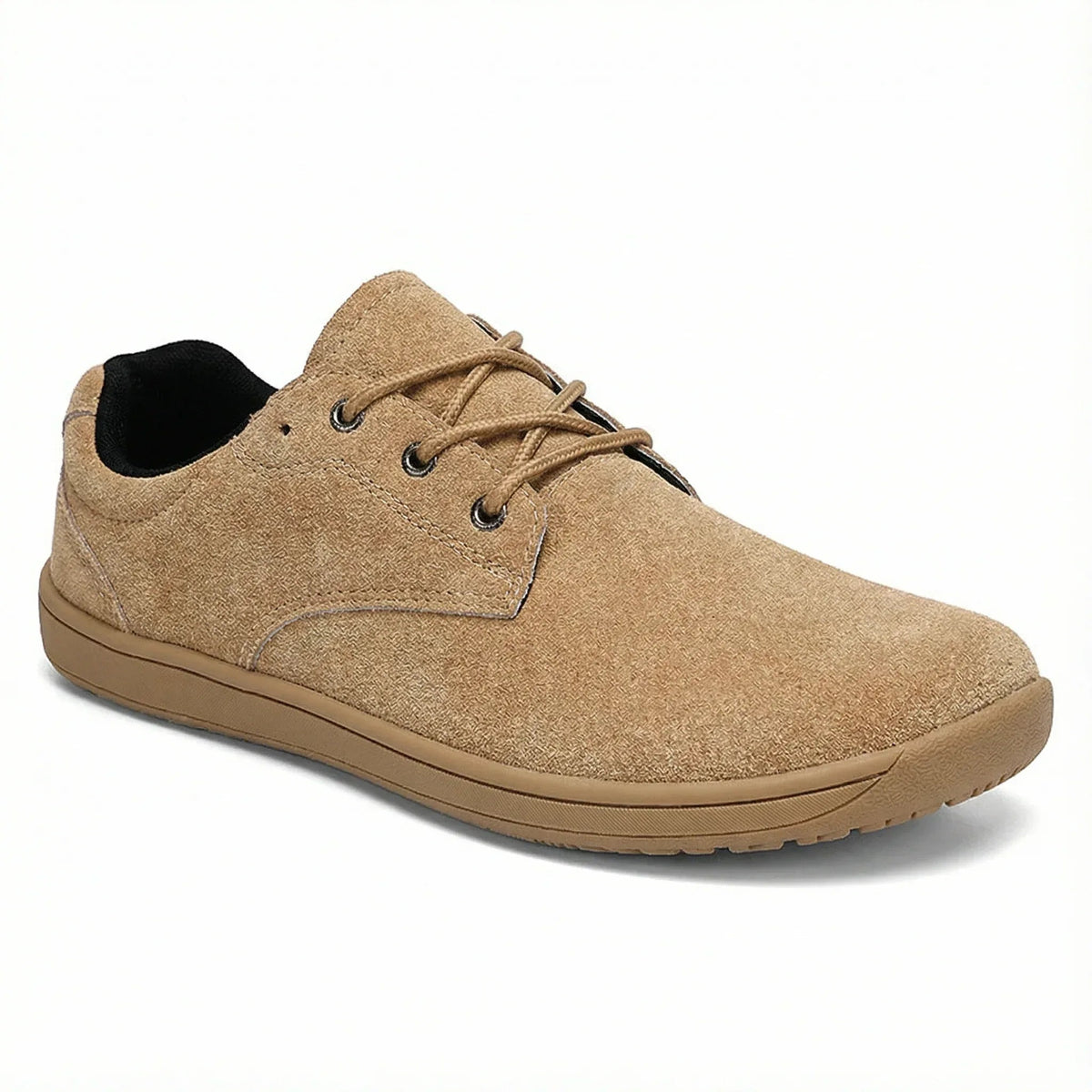 Haven – Premium Suede & Wide-Fit Barefoot Derby