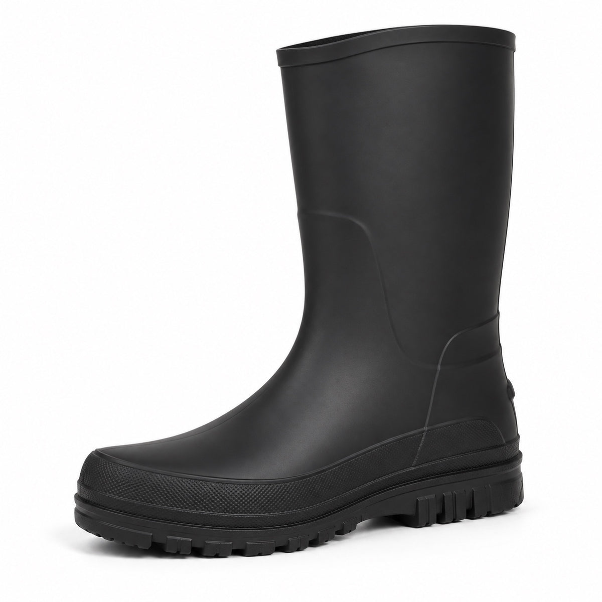 Felix – Men's Wide Calf Boots in Black