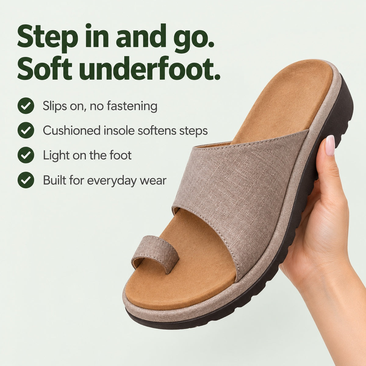 Frankie – Women's Comfortable Sandals, key benefits