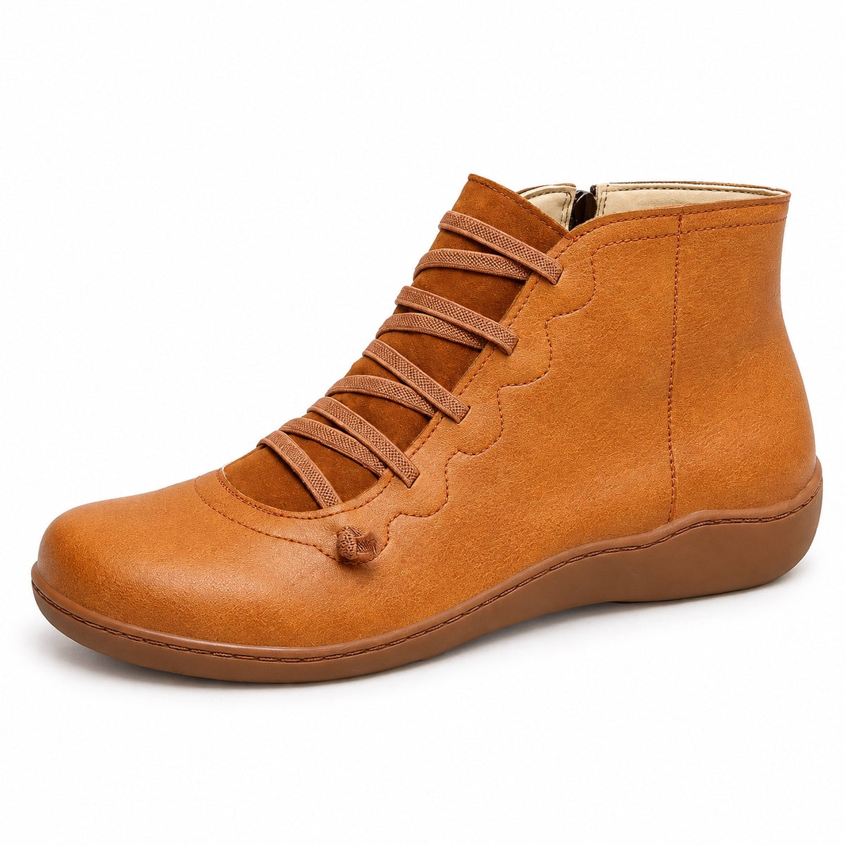 Freda – Women's Comfort Boots in Brown