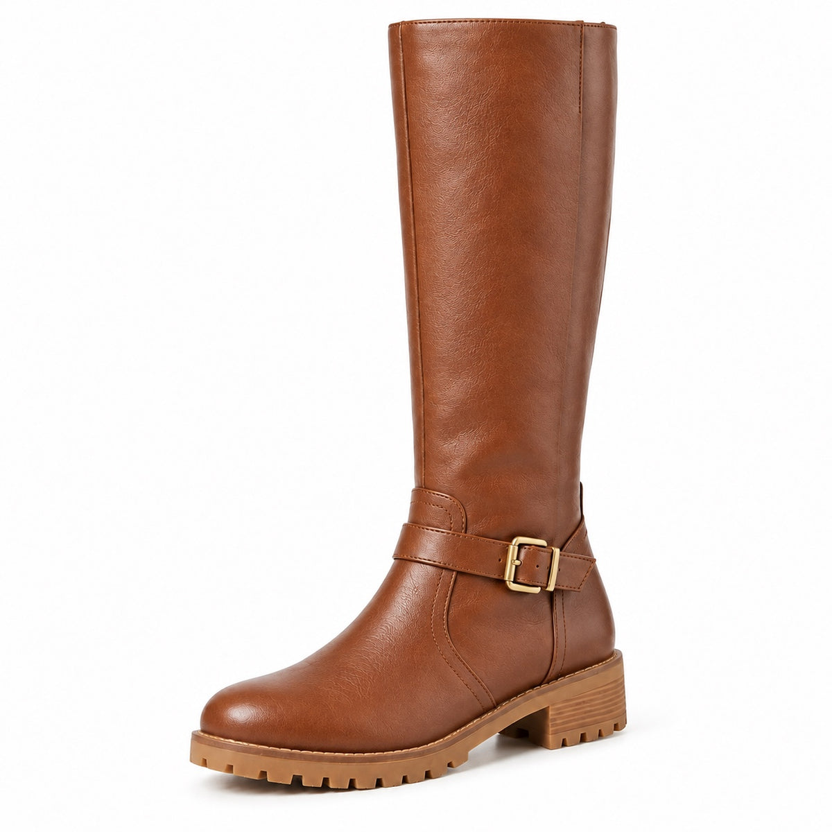 French – Unisex Comfort Boots in Cognac Brown