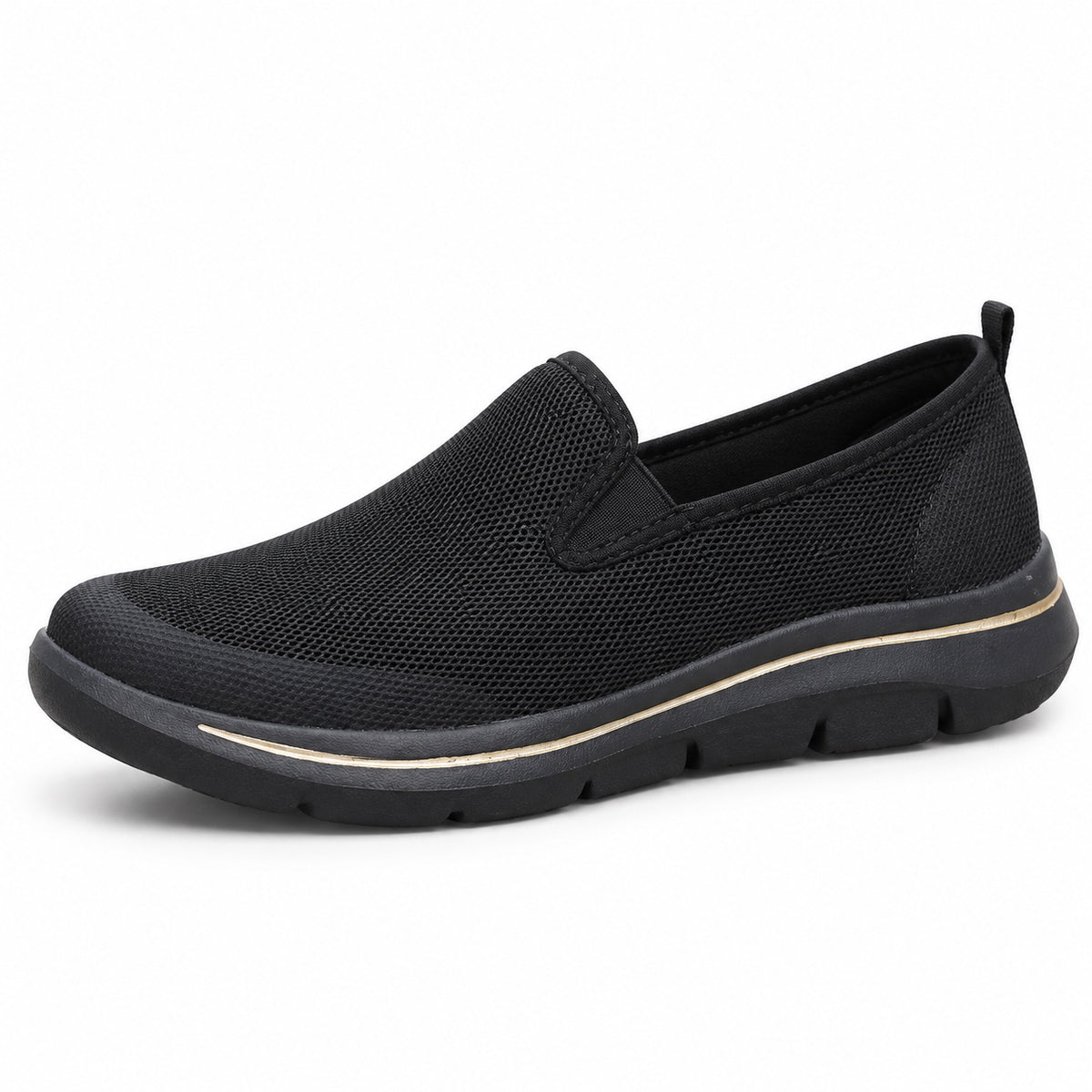 Geneva – Women's Wide Toe Box Sneakers in Black