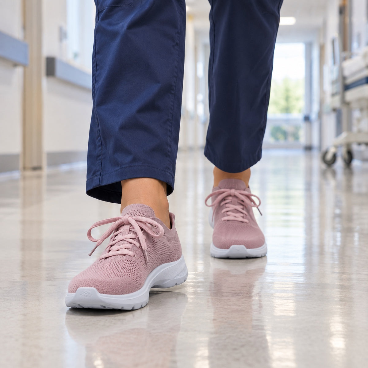 Georgia – Women's Nursing Sneakers, worn on a walk
