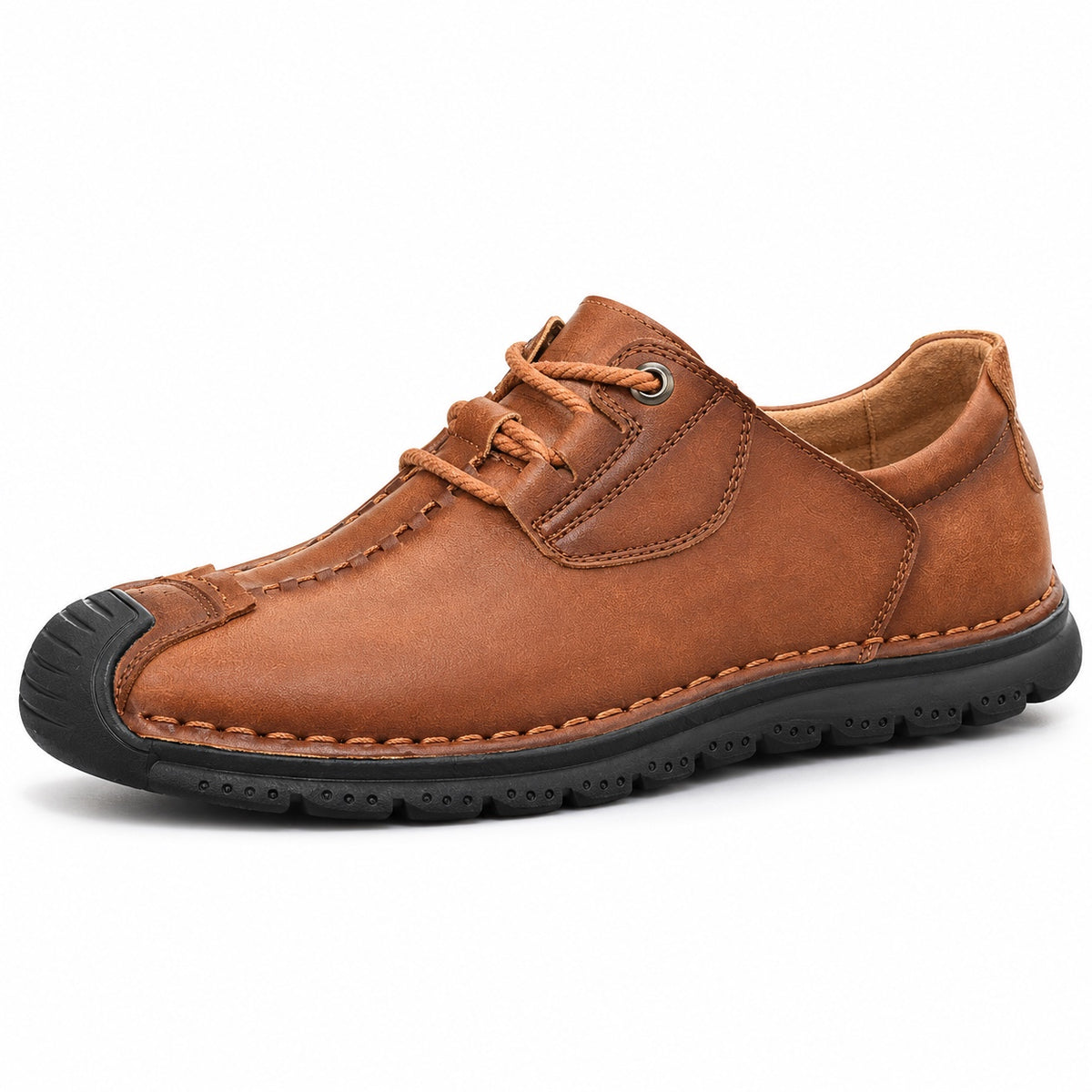 Gerard – Men's Wide Toe Box Loafers in Brown