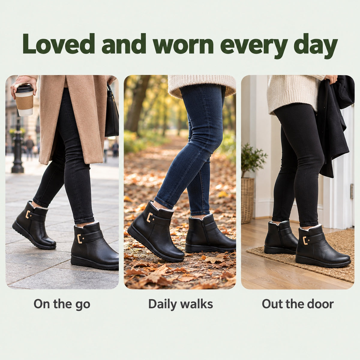Gibson – Women's Comfort Boots, worn every day