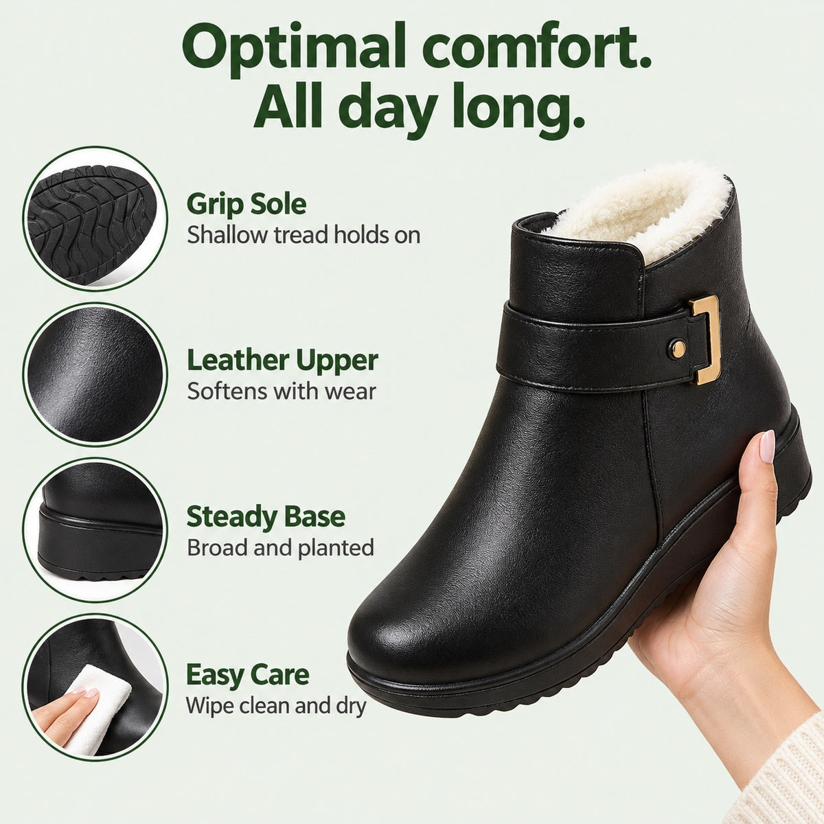 Gibson – Women's Comfort Boots, features