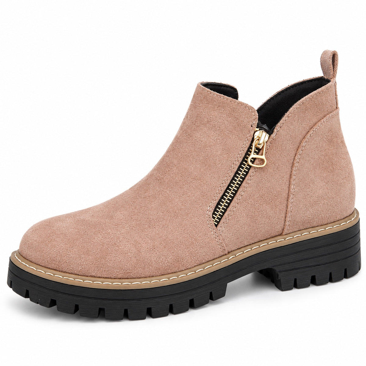 Glenda – Women's Comfort Boots in Pink