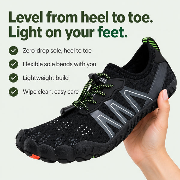 Glover – Unisex Barefoot Shoes, key benefits