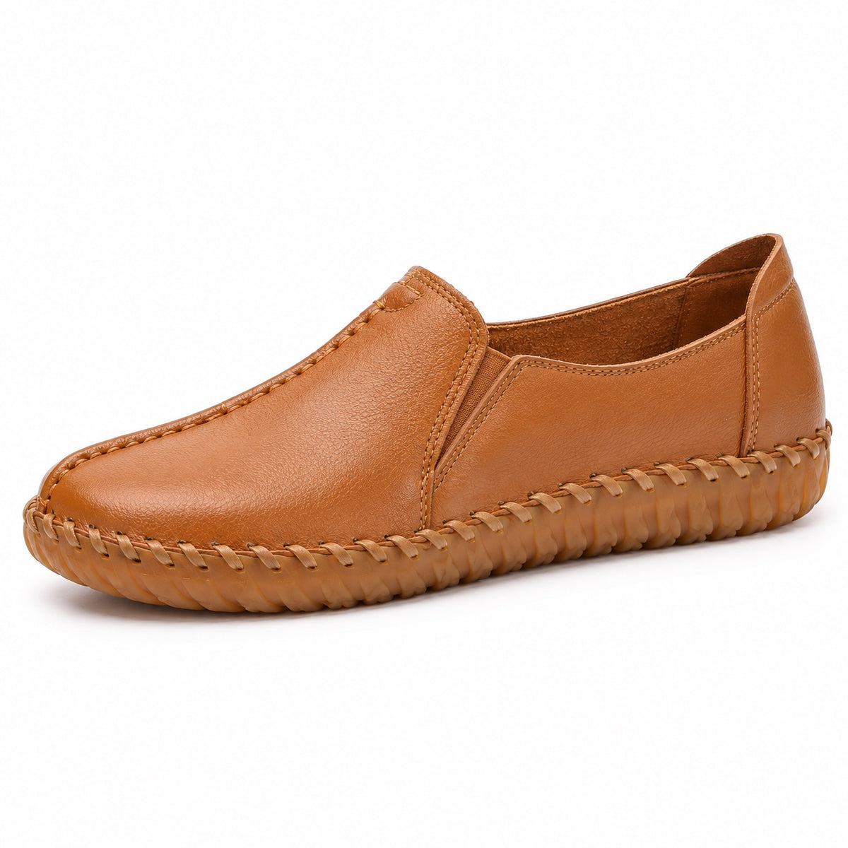 Goodman – Unisex Wide Toe Box Shoes in Brown