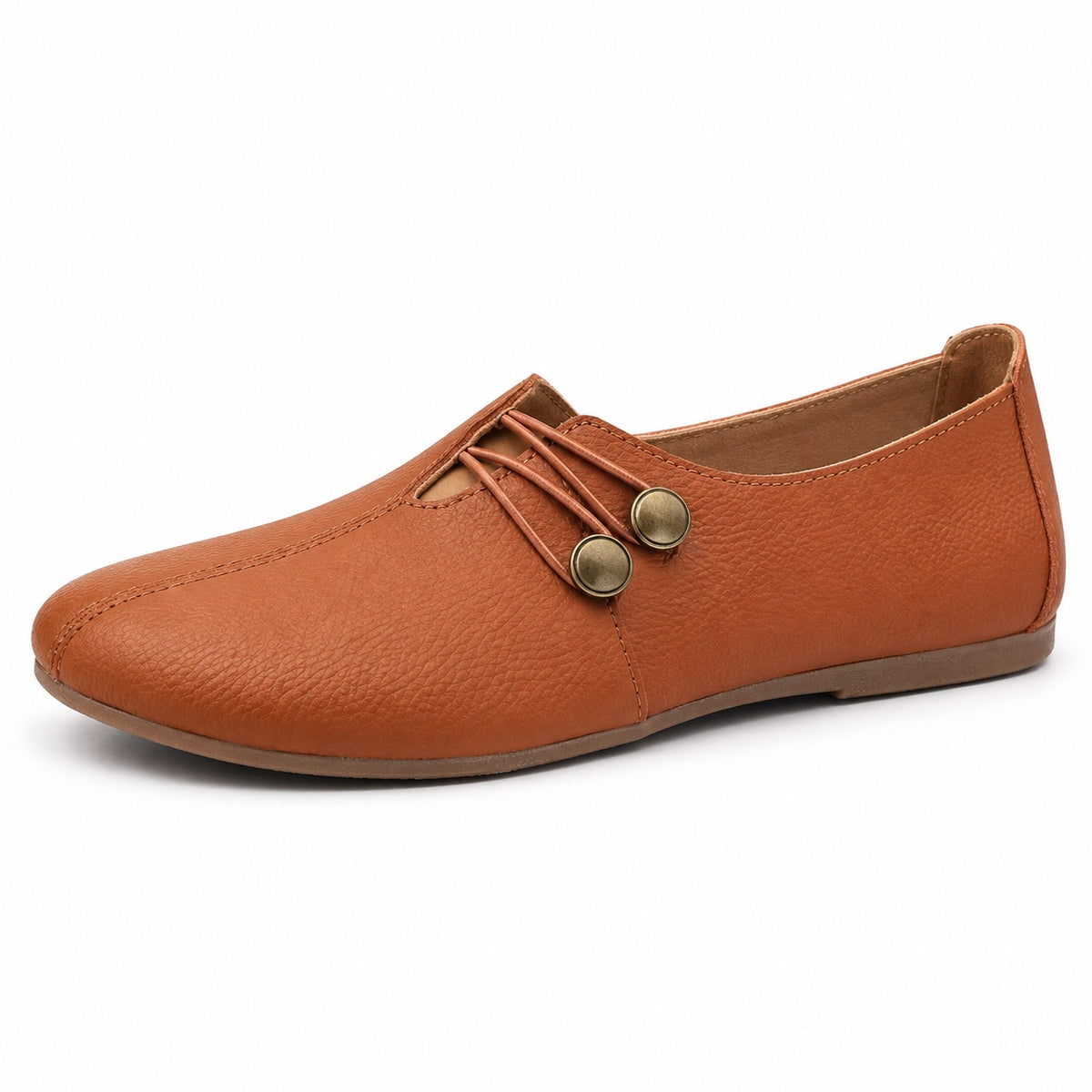 Goodwin – Unisex Slip-On Loafers in Orange