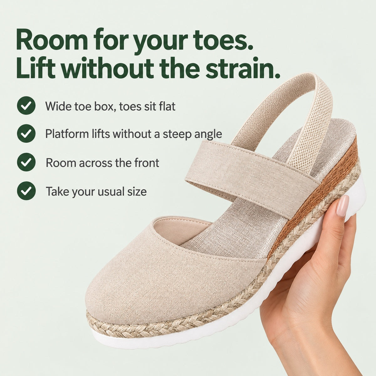 Guzman – Unisex Wide Toe Box Sandals, key benefits