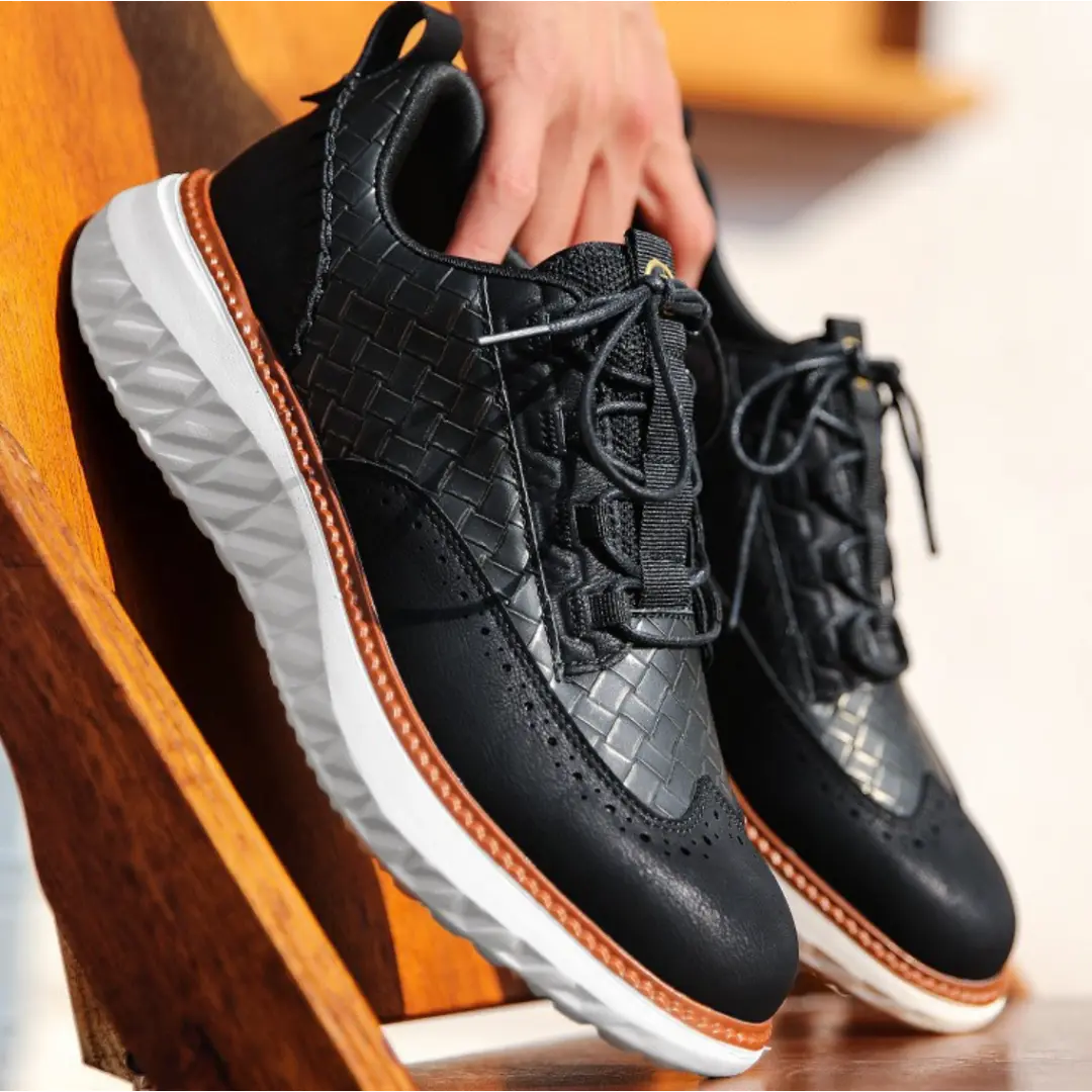 Men's Hand-Stitched Hybrid Sneakers