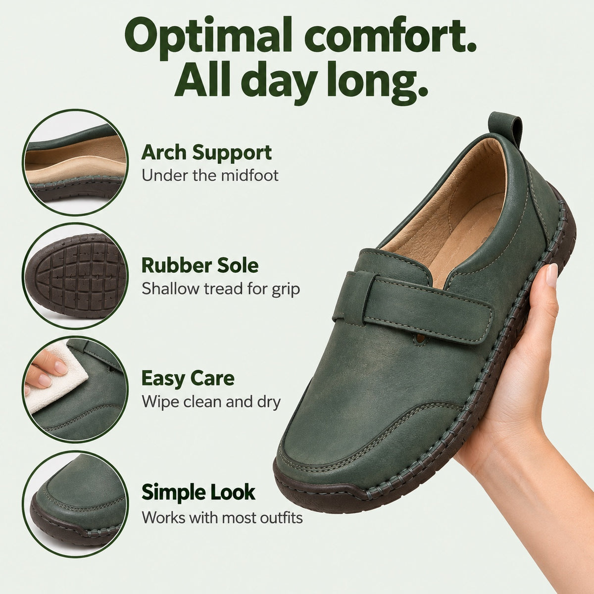 Hansen – Women's Orthopedic Loafers, features