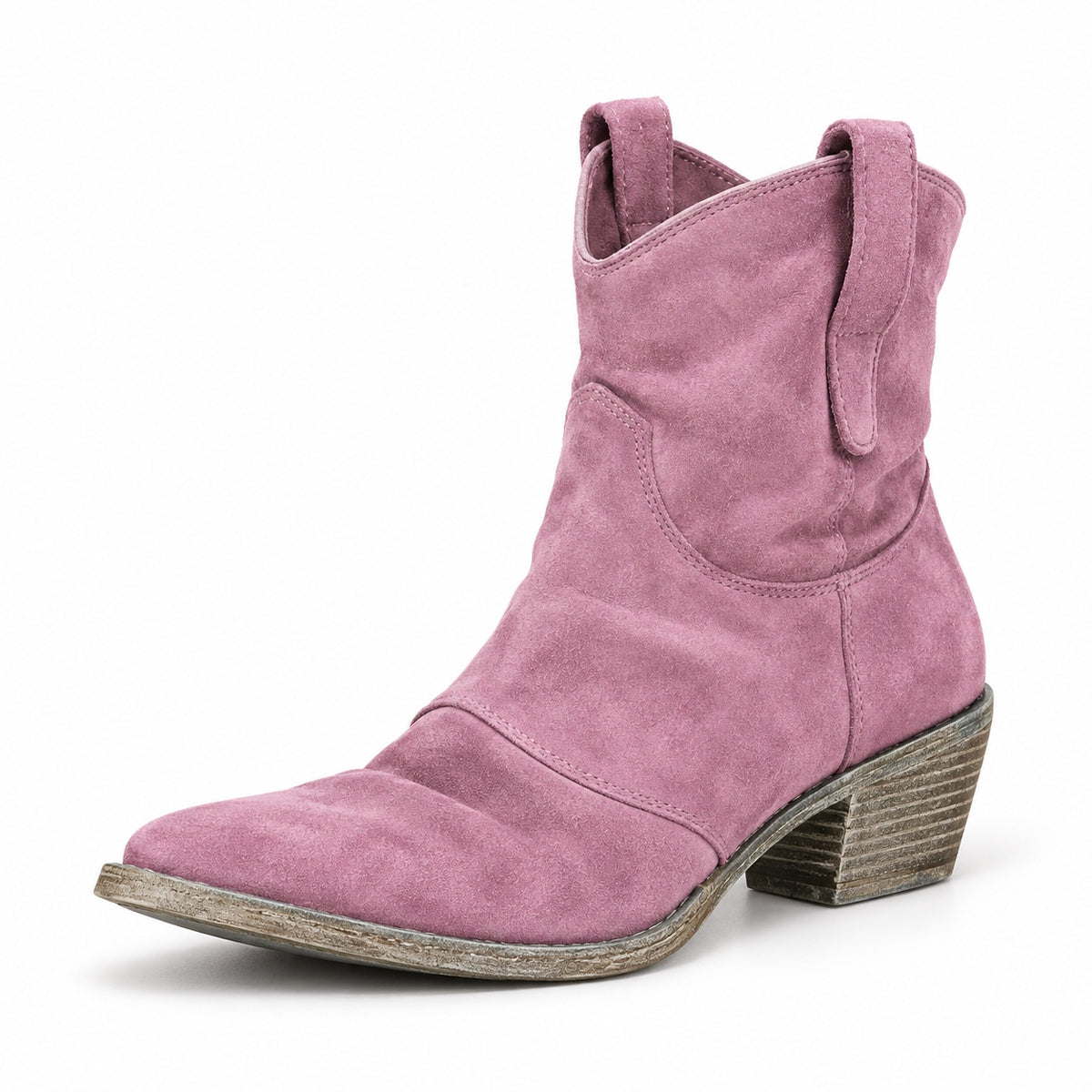 Hanson – Unisex Wide Calf Boots in Pink