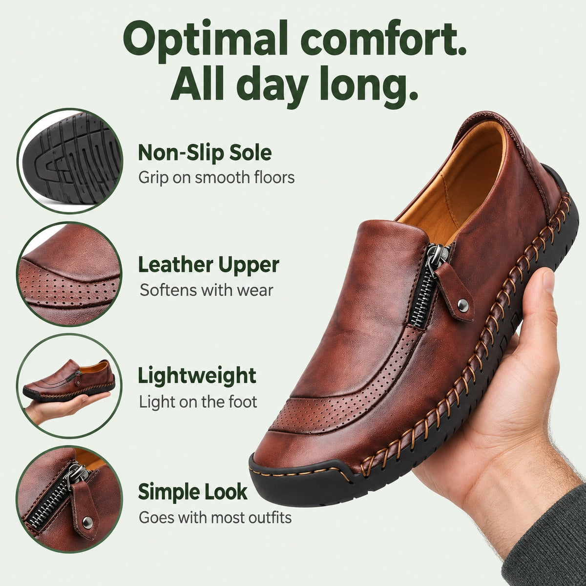 Harry – Men's Non-Slip Shoes, features