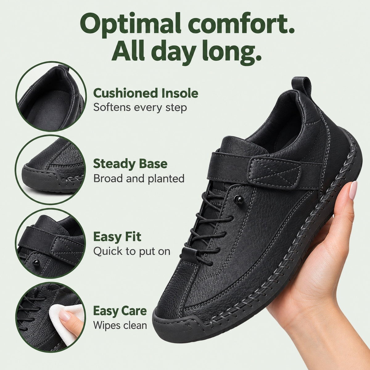 Hattie – Women's Walking Sneakers, features
