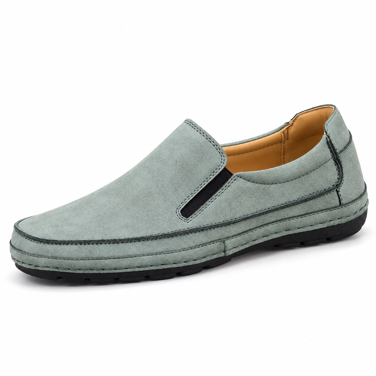 Herbert – Men's Slip-On Loafers in Grey