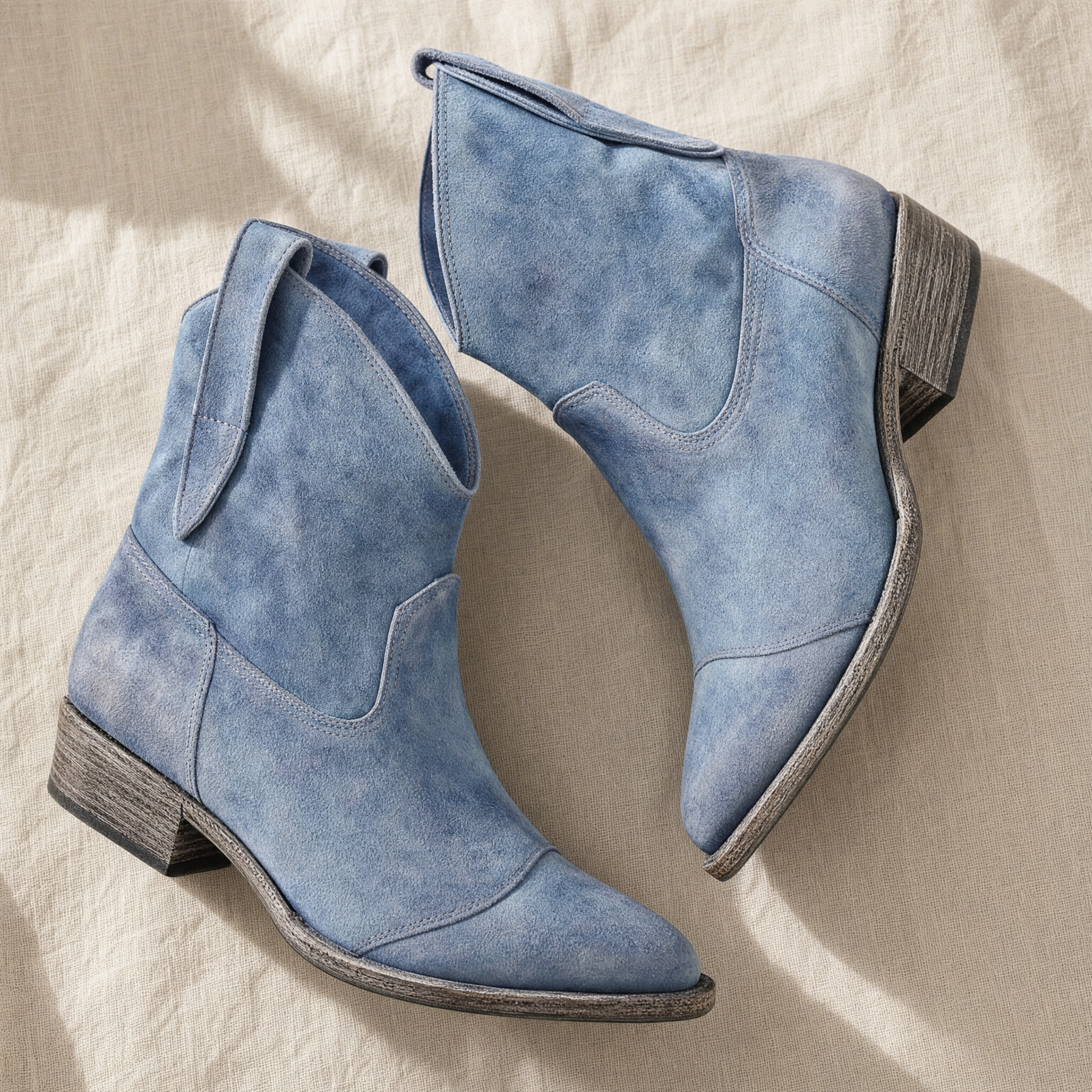 Pointed Toe Western Ankle Boot