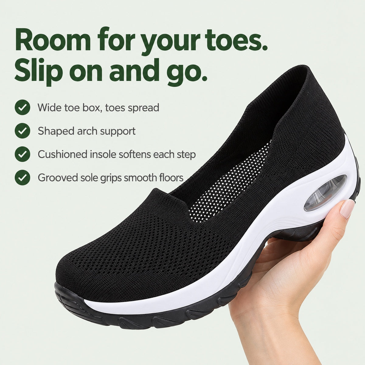 Hilda – Women's Plantar Fasciitis Shoes, key benefits