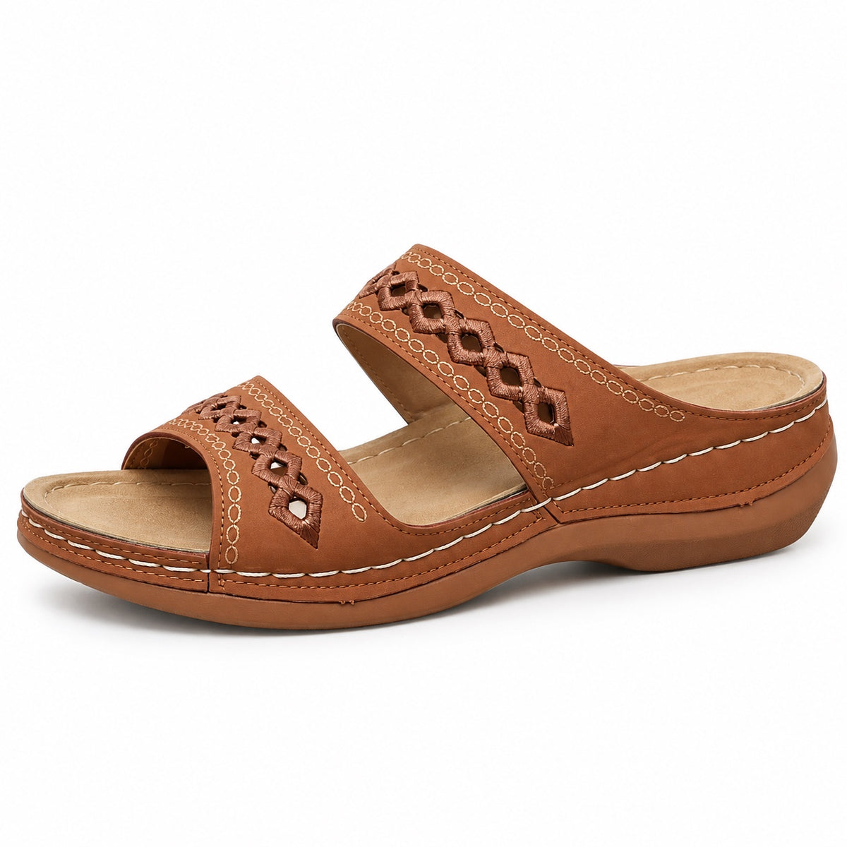 Holly – Women's Slip-On Loafers in Brown