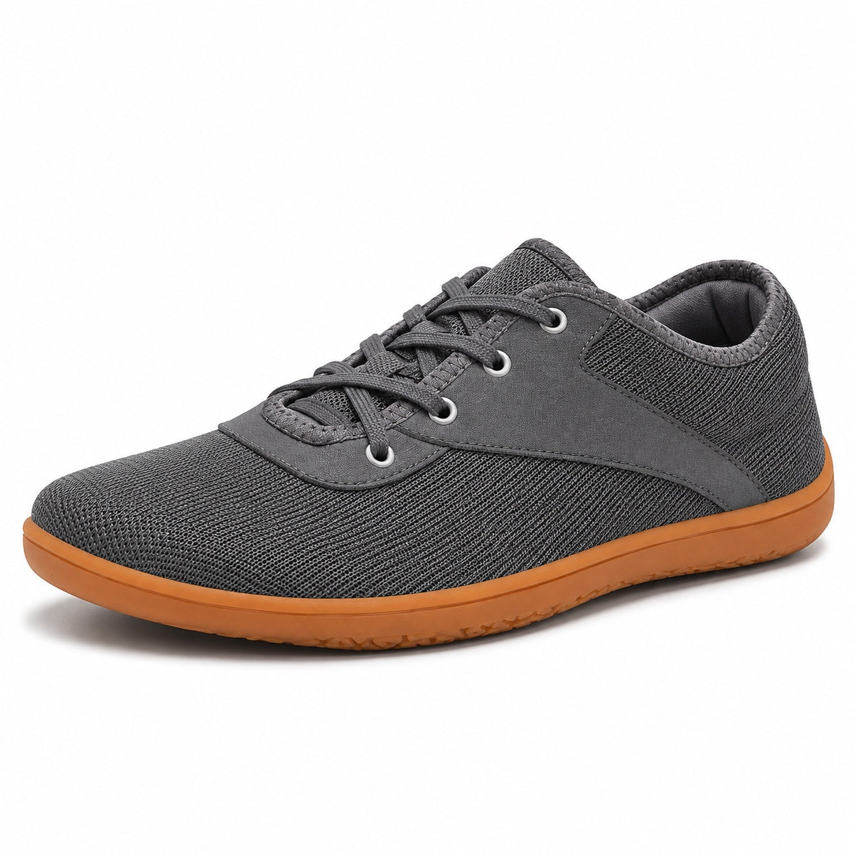 Holt – Unisex Barefoot Sneakers in Charcoal Gray