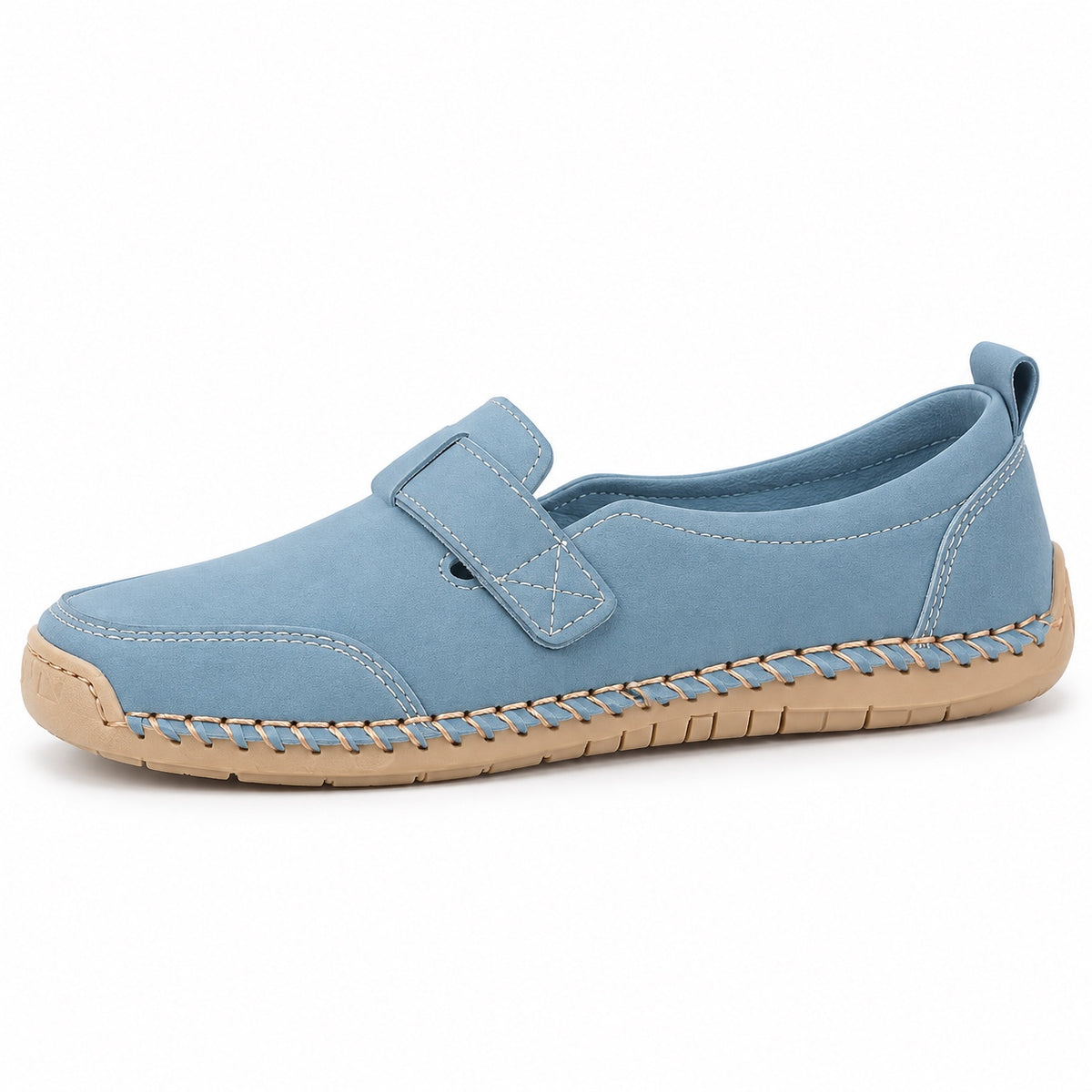 Hope – Women's Wide Toe Box Flats in Blue