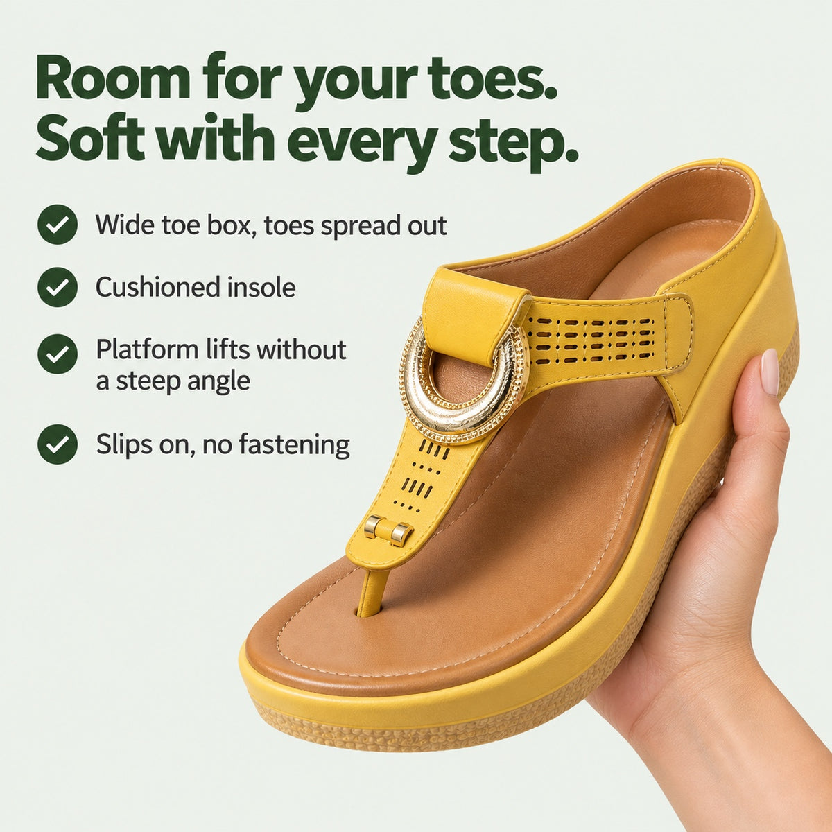 Hubbard – Women's Wide Toe Box Sandals, key benefits