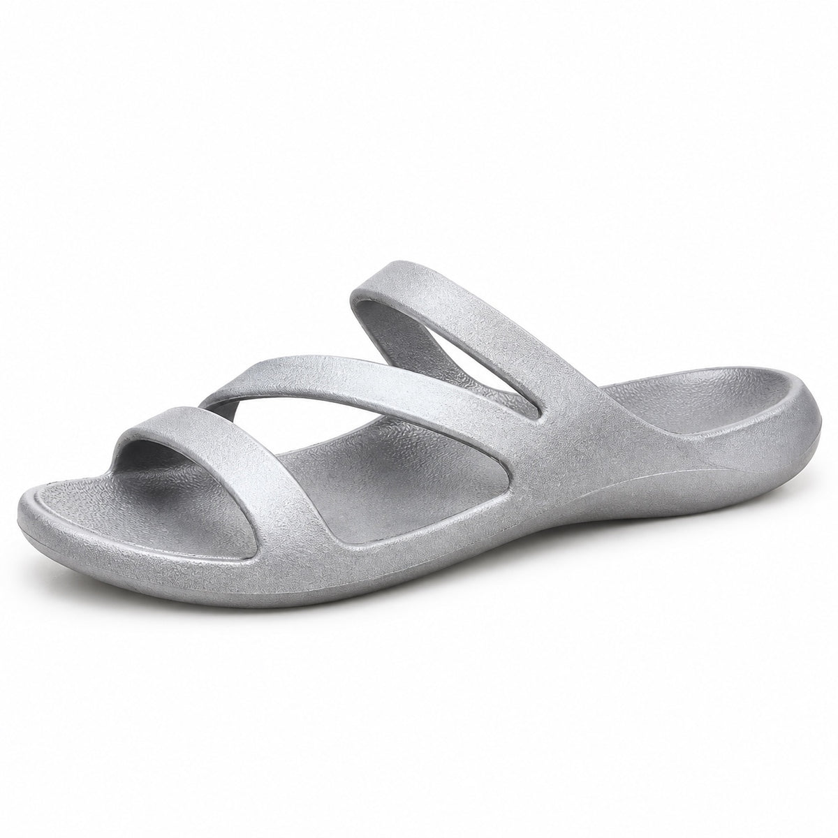 Indigo – Unisex Wide Toe Box Sandals in Gray