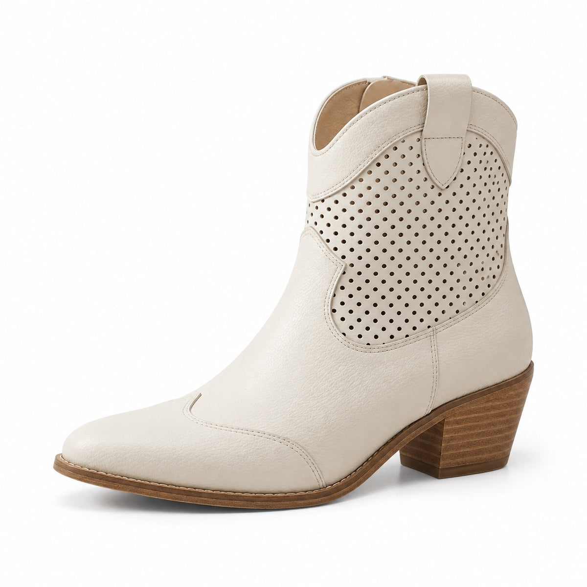 Iris – Women's Wide Calf Boots in White