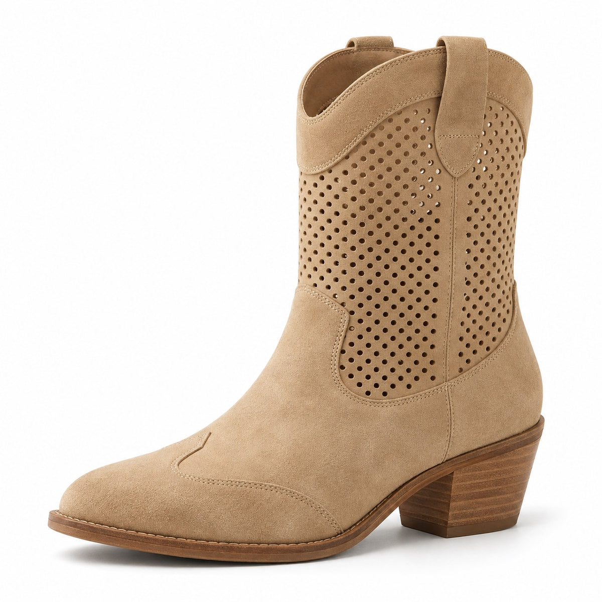 Iris – Women's Wide Calf Boots in Brown