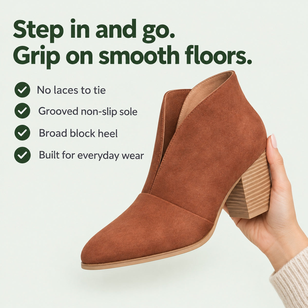 Janie – Women's Comfort Boots, key benefits