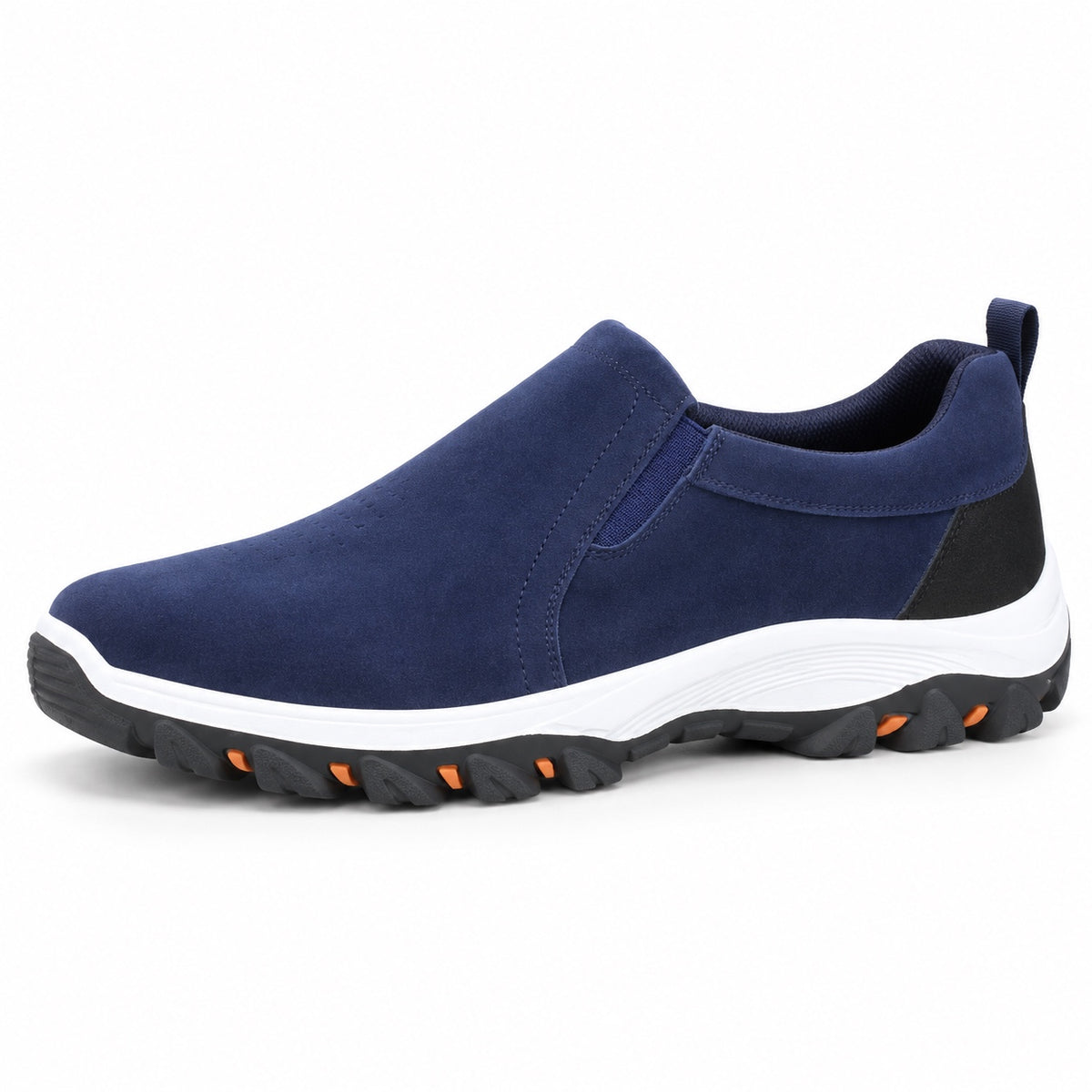 Jeffery – Men's Slip-On Shoes in Blue