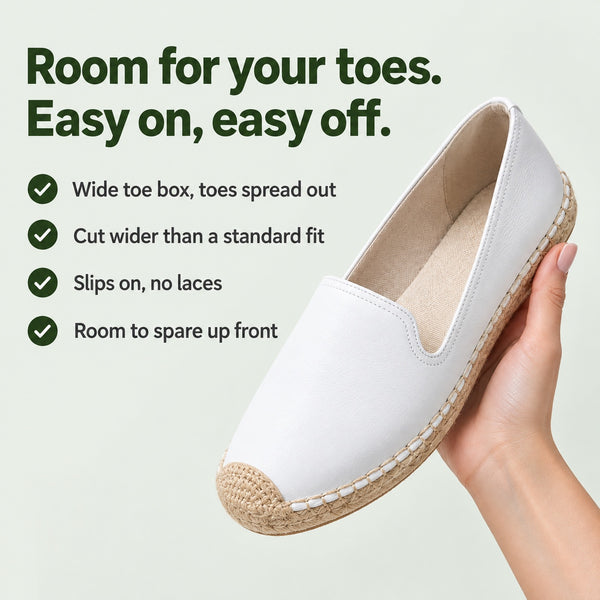 Jennie – Women's Wide Toe Box Loafers, key benefits