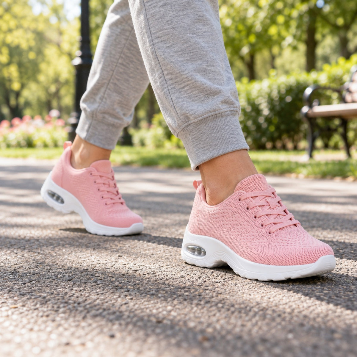 Jennifer – Women's Comfort Shoes, worn on a walk