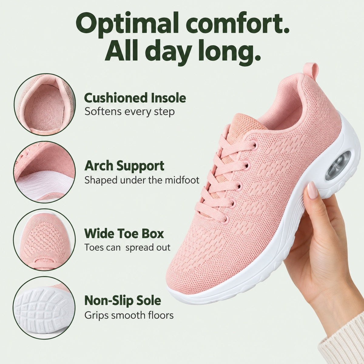 Jennifer – Women's Comfort Shoes, features