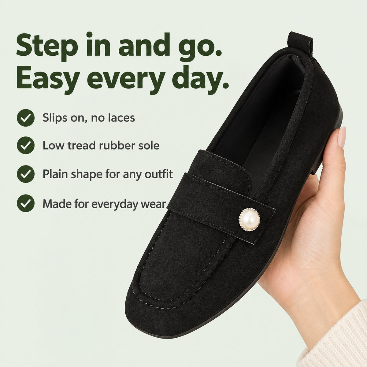 Jenny – Women's Slip-On Shoes, key benefits