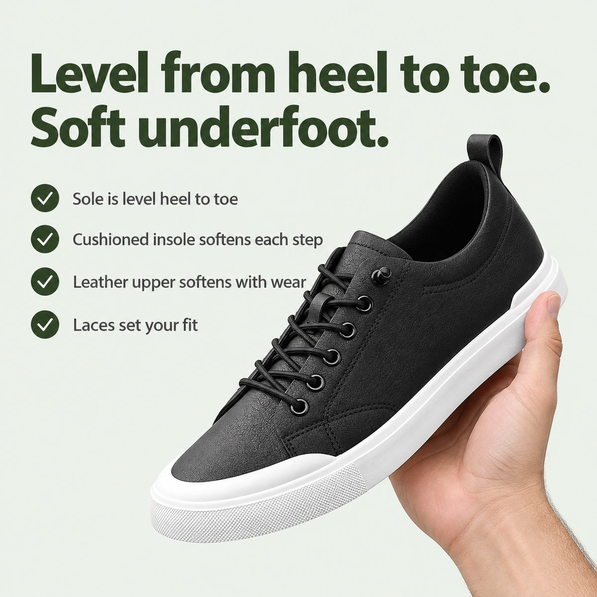 Jensen – Unisex Barefoot Sneakers, key benefits