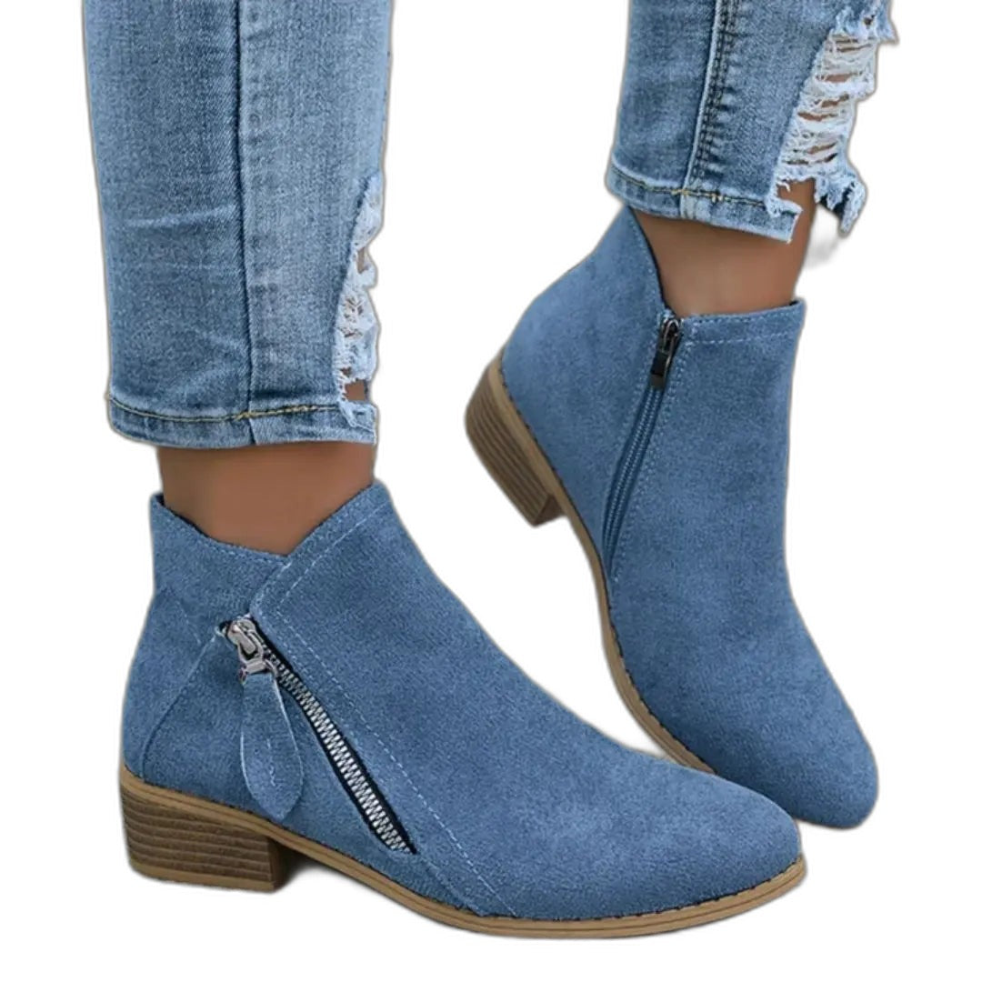 Christine – Bottes confortables pour femmes avec semelle intérieure rembourrée