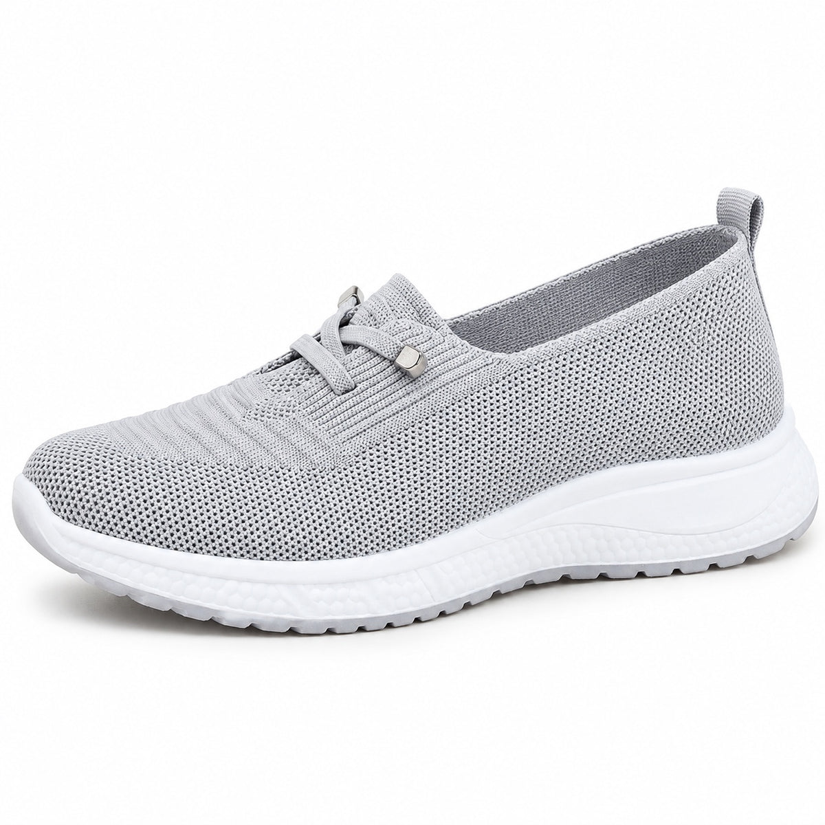 Joanne – Women's Slip-On Loafers in Gray