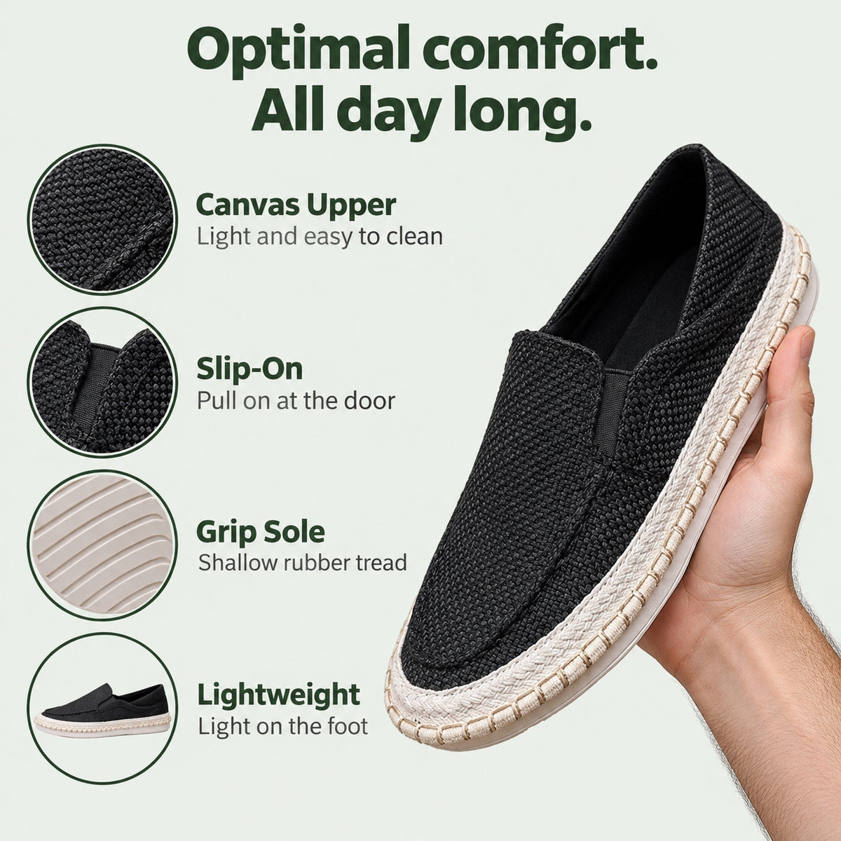 Jonathan – Men's Slip-On Shoes, features