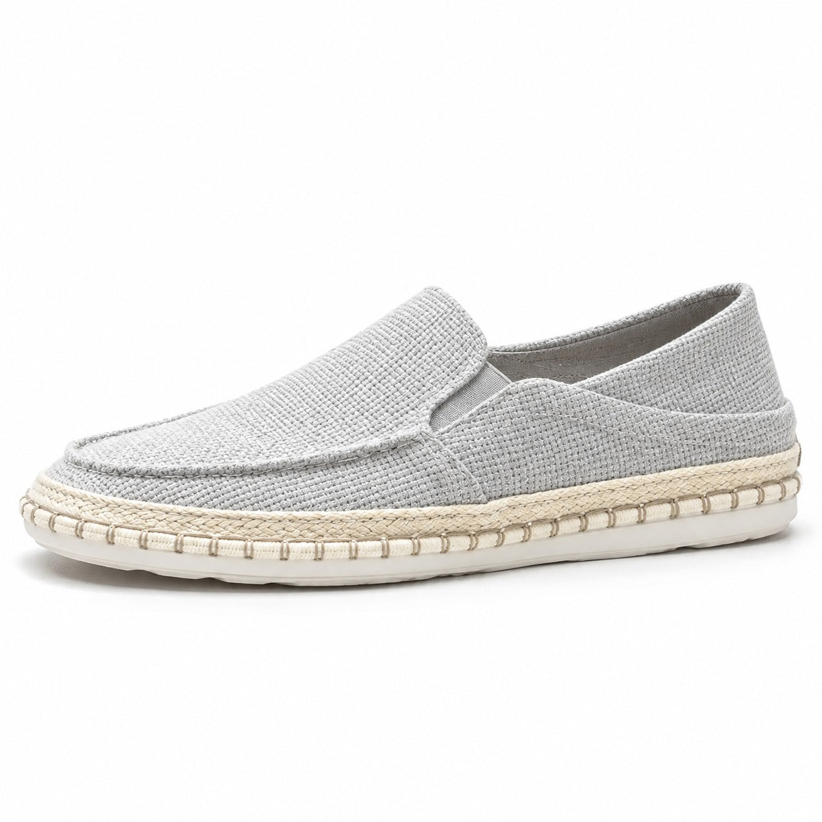 Jonathan – Men's Slip-On Shoes in Grey