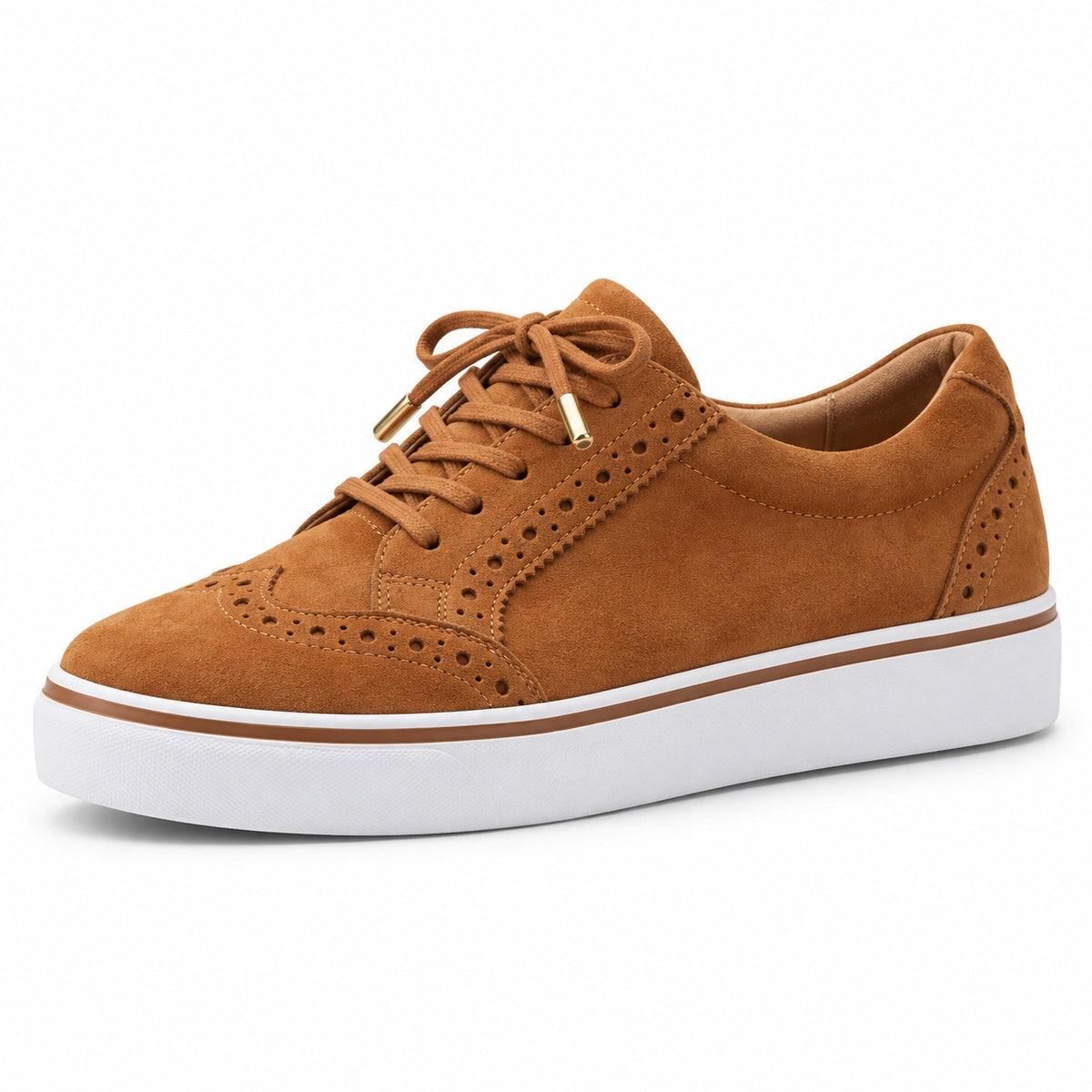 June – Women's Orthopedic Sneakers in Cognac Tan