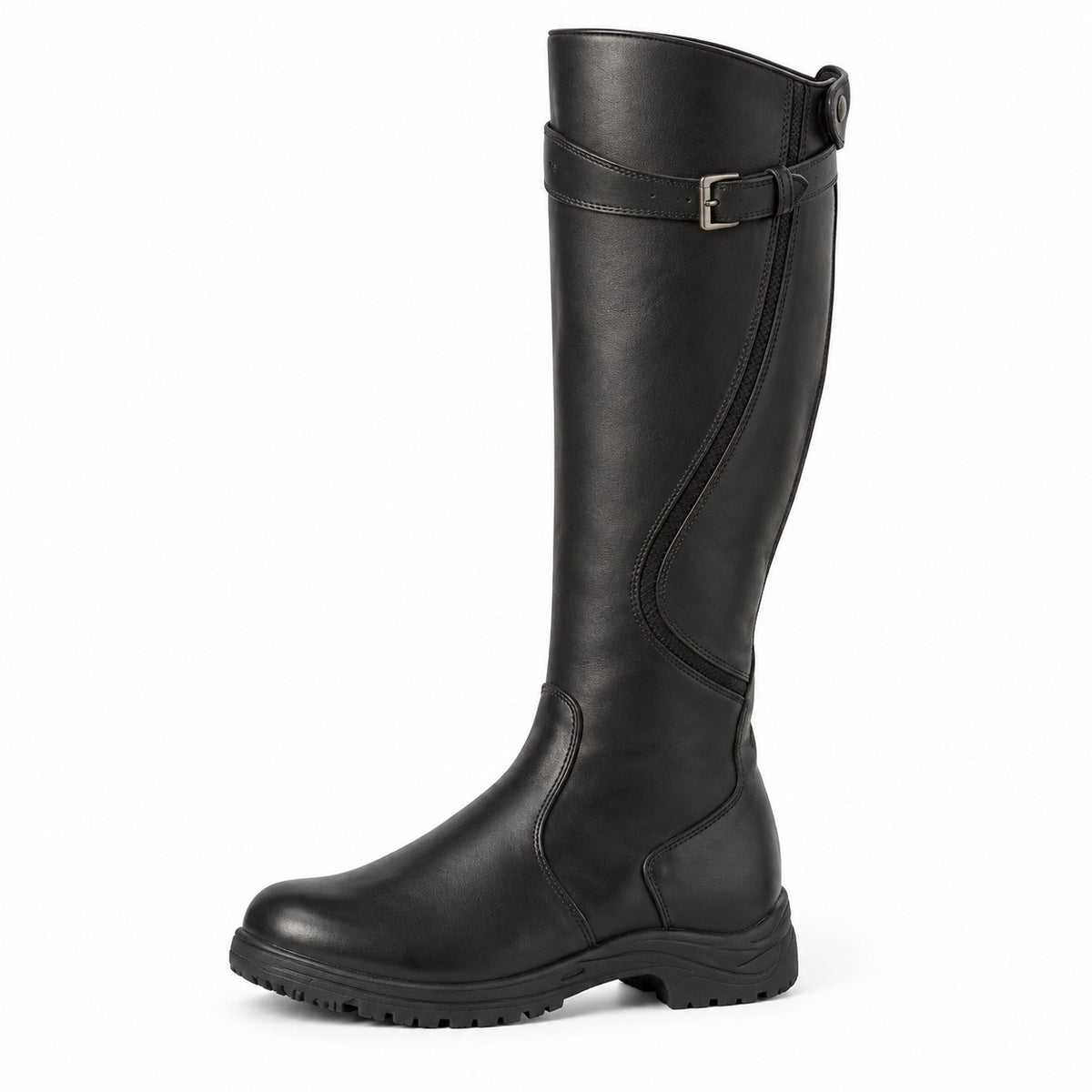 Karla – Women's Wide Calf Boots in Black