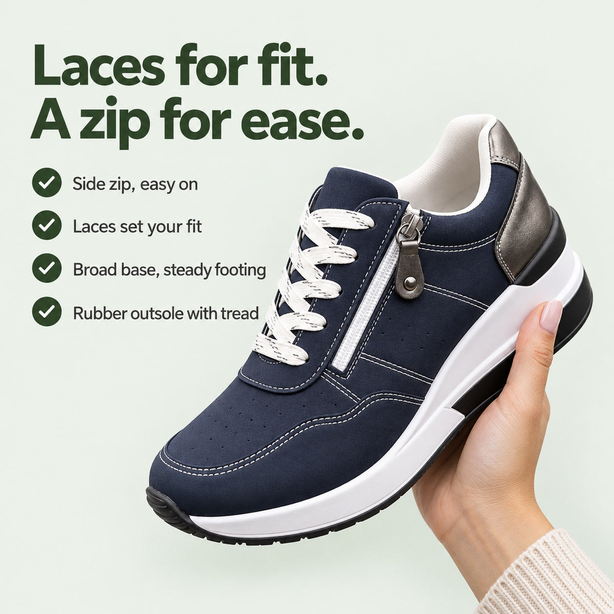 Kathleen – Women's Walking Sneakers, key benefits