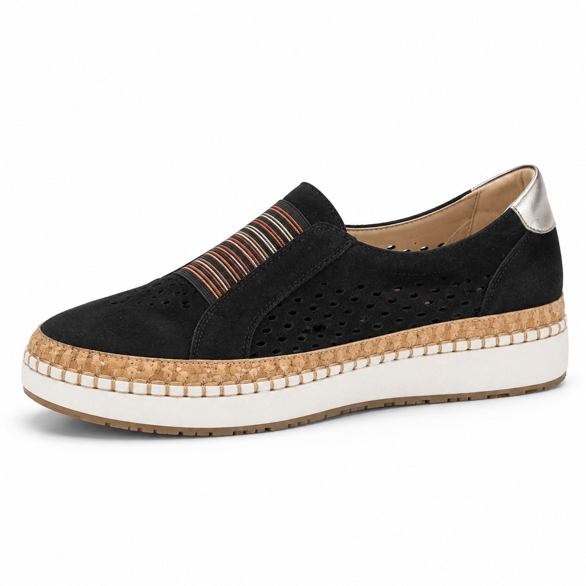 Kelly – Unisex Arch Support Loafers in Black
