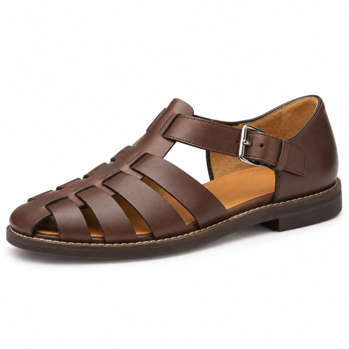 Kelvin – Men's Comfortable Sandals in Brown