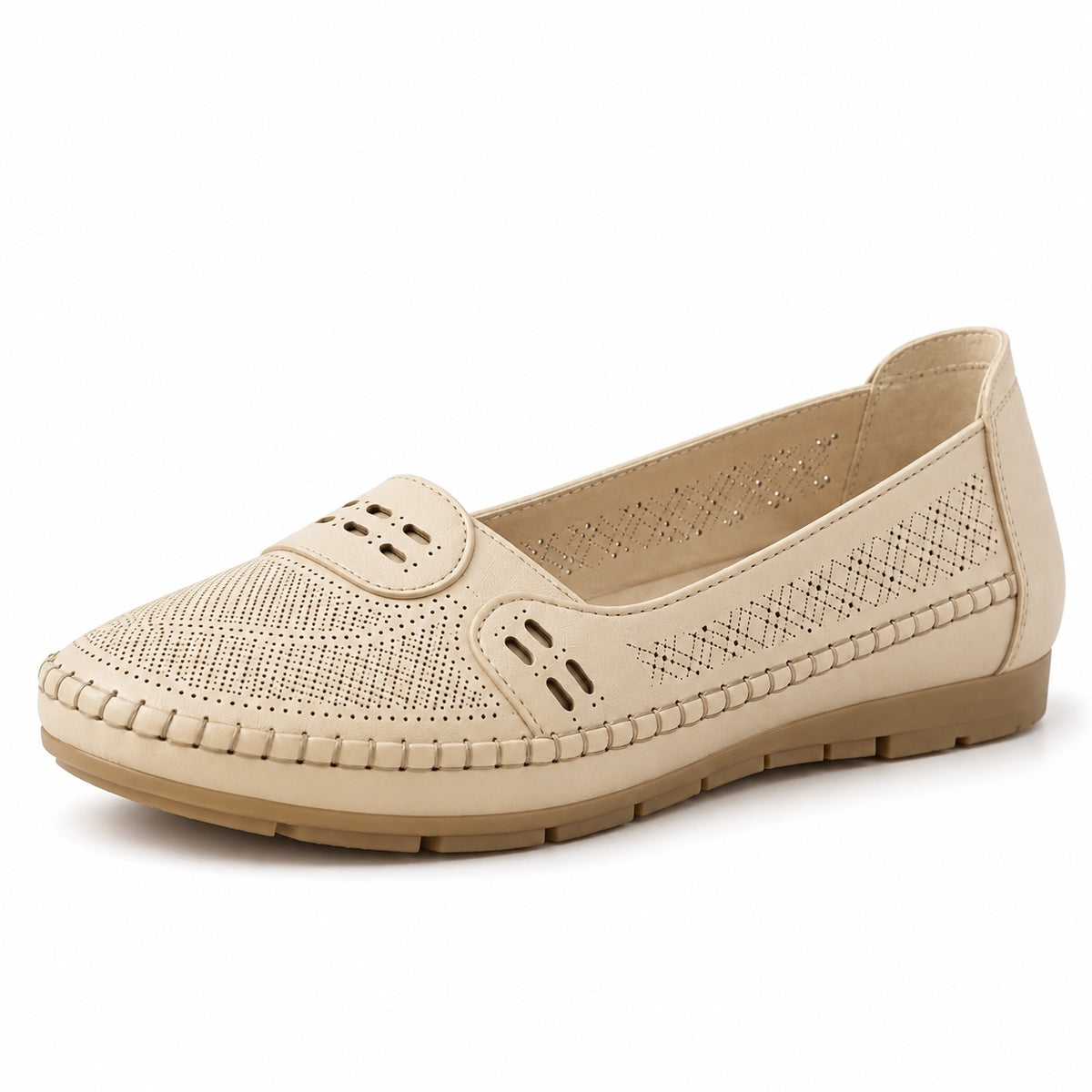Kendall – Unisex Orthopedic Loafers in Beige