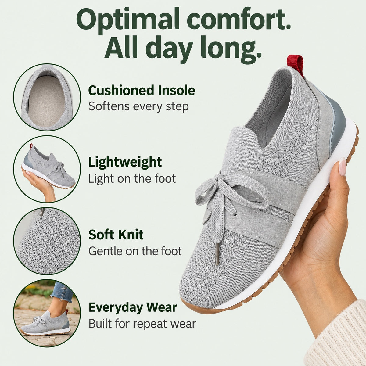 Kennedy – Women's Orthopedic Sneakers, features