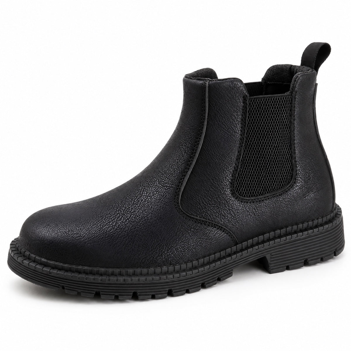 Kent – Men's Wide Calf Boots in Black